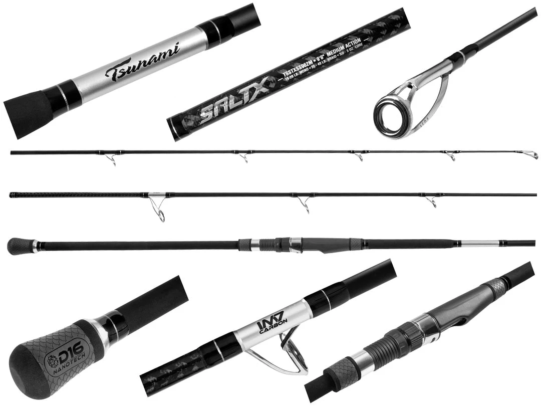 Tsunami SaltX Surf Spinning Rods 1 Tsunami SaltX Surf Spinning Rods
