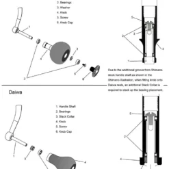 Power Handle & Knobs Jigging World Votex EVA Power Knobs Type A