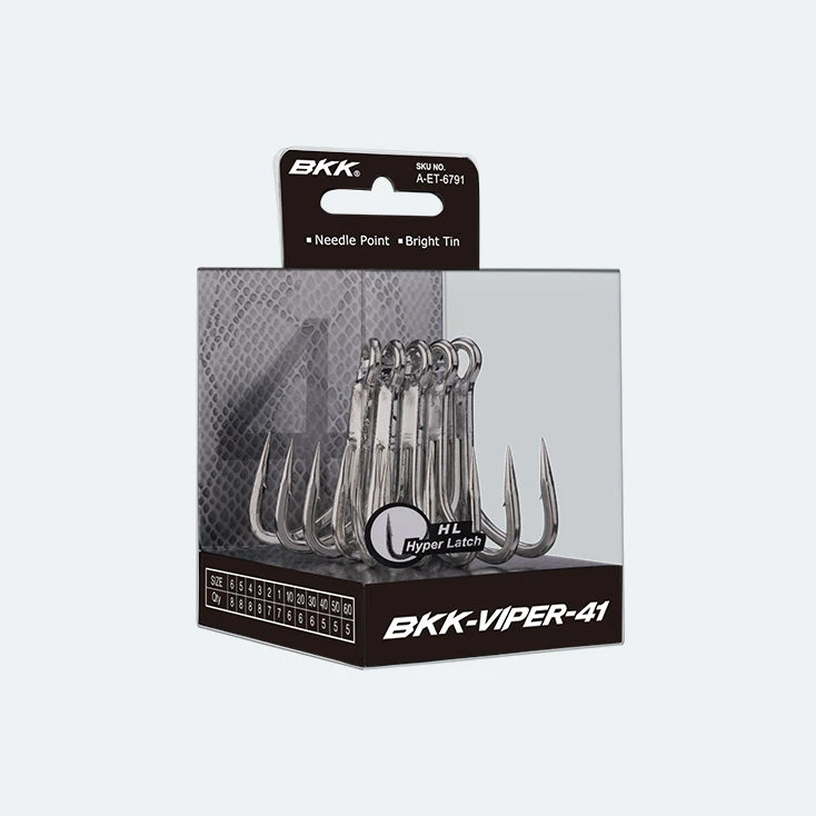 Terminal Tackle BKK Viper-41 Treble Hooks 2 Terminal Tackle BKK Viper-41 Treble Hooks