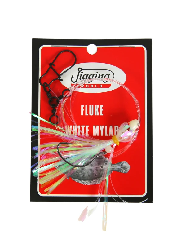 Jigging World Fluke Rigs With Mylar Terminal Tackle 1 Jigging World Fluke Rigs With Mylar Terminal Tackle