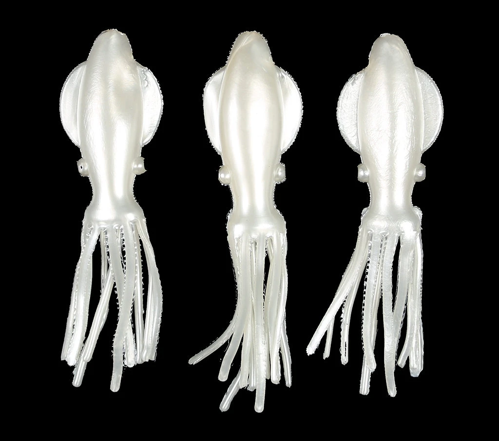 Lures Jigging World Fat Squid Soft Bait Teasers 3 Lures Jigging World Fat Squid Soft Bait Teasers