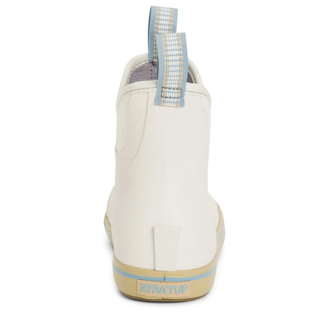 Xtratuf Women's 6" Ankle Deck Boots Ivory 3 Xtratuf Women's 6" Ankle Deck Boots Ivory