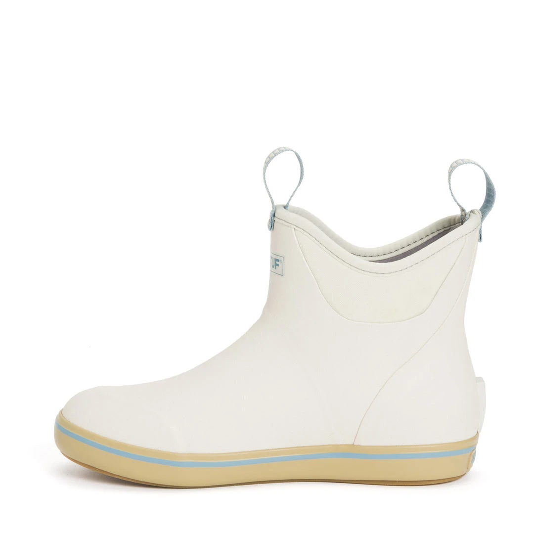 Xtratuf Women's 6" Ankle Deck Boots Ivory 6 Xtratuf Women's 6" Ankle Deck Boots Ivory