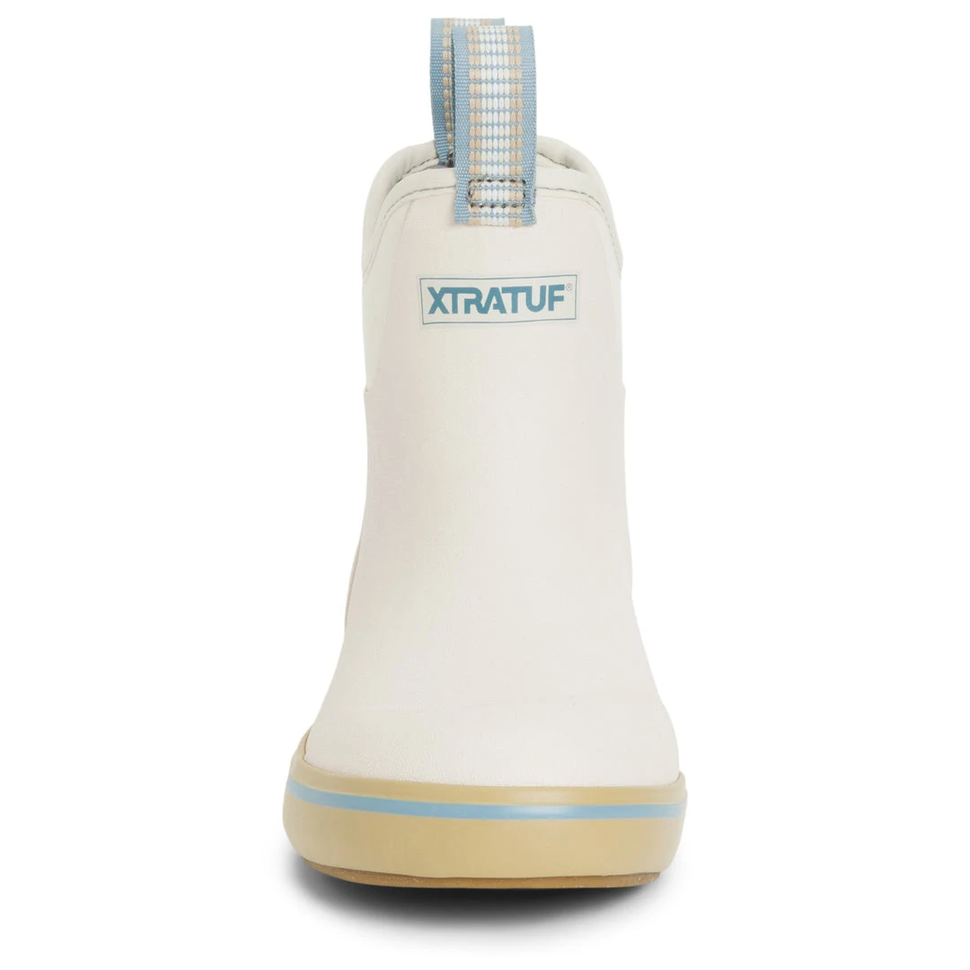 Xtratuf Women's 6" Ankle Deck Boots Ivory 7 Xtratuf Women's 6" Ankle Deck Boots Ivory