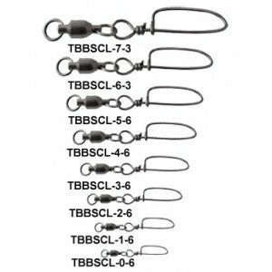 Tsunami TBBSCL Ball Swearing Swivels With Coastlock Snap Terminal Tackle 2 Tsunami TBBSCL Ball Swearing Swivels With Coastlock Snap Terminal Tackle