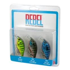 Lures Rebel Bluegill 3 Pack Crankbaits
