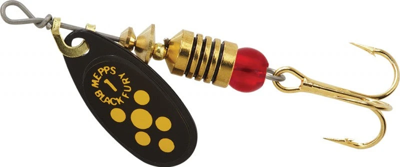 Mepps Black Fury Inline Spinners Lures 1 Mepps Black Fury Inline Spinners Lures