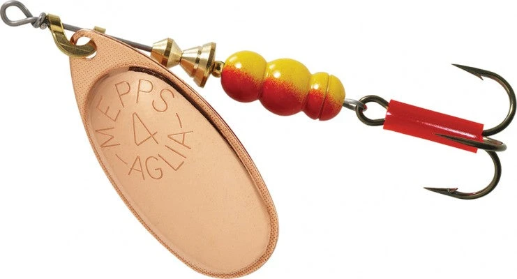 Mepps Plain Aglia Inline Spinners Lures 4 Mepps Plain Aglia Inline Spinners Lures