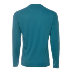 Apparel Grundens Fish Head Performance Long Sleeve Shirt - Tidal Blue