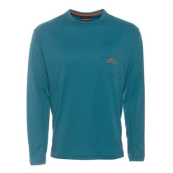 Tackle World Online Shop 21 Apparel Grundens Fish Head Performance Long Sleeve Shirt - Tidal Blue