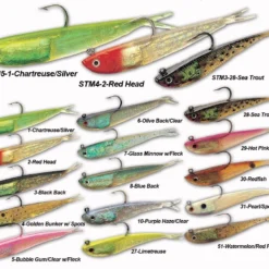 Tsunami Holographic Split Tail Minnows